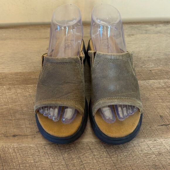 Ariat Womens Brown Bridgeport Sandals Slip On Slides - Size 6 shoes - Picture 2 of 7